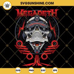Megadeth SVG, Megadeth Skull SVG PNG DXF EPS Cricut