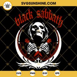 Black Sabbath SVG, Black Sabbath Skull SVG PNG DXF EPS Cricut