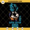 Goku Saiyan God SVG, Dragon Ball SVG PNG DXF EPS Cricut