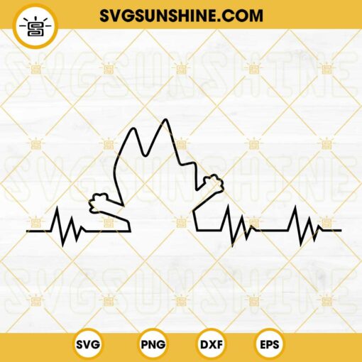 Bluey Heartbeat SVG, Bluey Dog Lover SVG PNG DXF EPS Cut Files