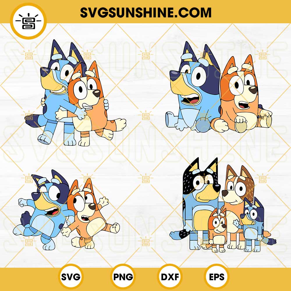 Bluey Heeler Svg, Bluey Dog Svg, Cartoon Svg, Png Eps Dxf, I