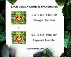 Budz Bunny 20oz Skinny Tumbler PNG, Bugs Bunny Smoking Weed Tumbler Wrap Template PNG Sublimation