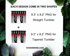 Chapstick Myers 20oz Skinny Tumbler Wrap PNG, Michael Myers Tumbler Template Designs