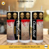 Chapstick Voorhees 20oz Skinny Tumbler Wrap PNG, Jason Voorhees Friday The 13th Tumbler Template Designs