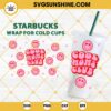 Cool Moms Club Starbucks Cup Wrap SVG, Funny Mama SVG, Venti Cold Cup Full Wrap SVG PNG DXF EPS