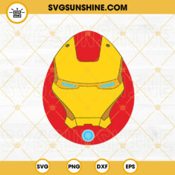 Iron Man Easter Egg SVG, Super Hero Easter SVG, Tony Stark Easter SVG, Marvel Happy Easter SVG PNG DXF EPS