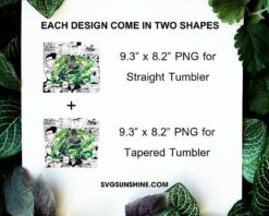 Iruka Umino 20oz Skinny Tumbler Wrap PNG, Naruto Tumbler Template PNG