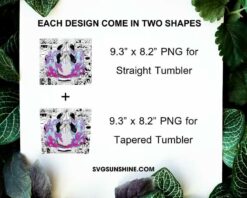 Kaguya Otsutsuki 20oz Skinny Tumbler Wrap PNG, Anime Naruto Tumbler Template PNG