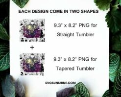 Kakuzu 20oz Tumbler Wrap PNG, Naruto Anime Character Tumbler Template PNG Design