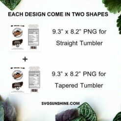 Kayce Dutton Nutrition Facts 20oz Skinny Tumbler PNG Sublimation, Yellowstone Dutton Ranch Tumbler Wrap Template PNG Designs