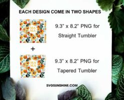Mama Floral 20oz Skinny Tumbler Wrap PNG, Mother's Day Straight And Tapered Tumbler Template PNG Design