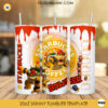Super Mario Bowser Starbucks Coffee 20oz Skinny Tumbler Wrap PNG, The Super Mario Bros Movie Tumbler Template PNG File