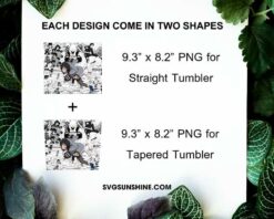 Kiba Inuzuka 20oz Skinny Tumbler Wrap PNG, Naruto Character Tumbler Template PNG