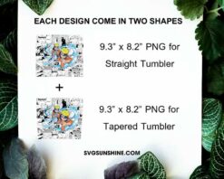 Rasengan Naruto 20oz Skinny Tumbler Wrap PNG, Anime Naruto Shippuden Tumbler Template PNG Sublimation File