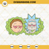 Rick And Morty Weed SVG, Stoner SVG, Marijuana SVG, Funny Cannabis SVG PNG DXF EPS