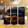 Sunflower Storm 20oz Skinny Tumbler PNG Sublimation Download