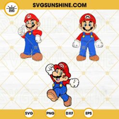 Super Mario SVG Bundle, Mario Bros SVG, Nintendo Game SVG PNG DXF EPS