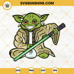 Yoda With Weed Bong SVG, Jedi Master Smoking Marijuana SVG, Star Wars Cannabis SVG PNG DXF EPS