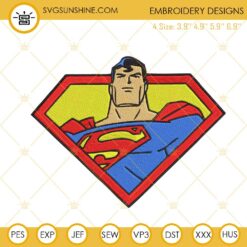 Superman Embroidery Designs, DC Heroes Embroidery Files