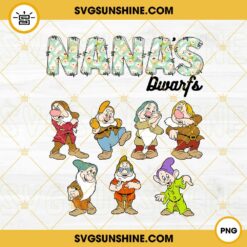Nanas Dwarfs PNG, Snow White And The Seven Dwarfs PNG, Funny Nana PNG