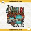 The Adventure Begins Camping PNG, Camper Van Aztec PNG, Western Camping PNG Sublimation