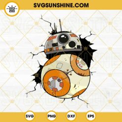 BB8 Star Wars SVG, Star Wars Robot Characters SVG PNG DXF EPS Cut Files