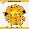 Cute Pikachu Smile SVG, Pokemon SVG PNG DXF EPS