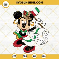 Minnie Mouse Cinco De Mayo SVG, Fiesta Mexican SVG, Disney Cinco De Mayo 2023 SVG PNG DXF EPS Files
