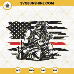 Firefighter American Flag SVG, US Fireman SVG, Fire Department SVG, Firefighters Day SVG PNG DXF EPS Cricut