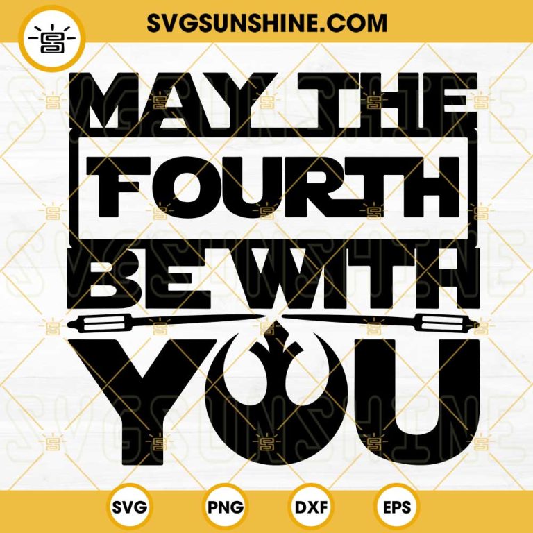 May The Fourth Be With You Svg, Resistance Logo Svg, Star Wars Day Svg 