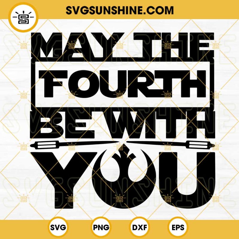 May The Fourth Be With You SVG, Resistance Logo SVG, Star Wars Day SVG ...