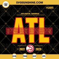 Atlanta Hawks Playoffs 2023 SVG, 2023 NBA Playoffs SVG PNG DXF EPS Cricut