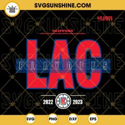 Los Angeles Clippers NBA Playoffs 2023 SVG, NBA Playoffs SVG PNG DXF EPS Cricut Silhouette
