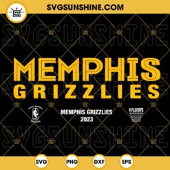 Memphis Grizzlies Playoffs SVG, NBA Playoffs 2022 2023 SVG PNG DXF EPS
