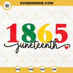 1865 Juneteenth SVG, Freeish SVG, Black Lives Matter SVG, Melanin SVG, Afro SVG PNG DXF EPS Cut Files