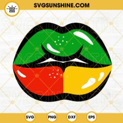 Afro Lips SVG, Black History SVG, Black Lives Matter SVG, Juneteenth SVG PNG DXF EPS Cut Files