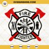 Firefighter Department Logo SVG, Fire Dept SVG, Fireman SVG PNG DXF EPS Cricut Files
