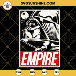 Darth Vader Empire Poster SVG, Emperor Vader SVG, Star Wars SVG PNG DXF EPS