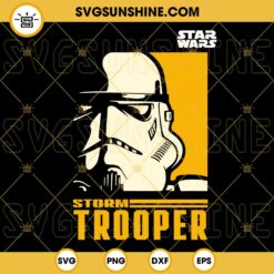 Stormtrooper Poster SVG, Galactic Empire SVG, Star Wars Movie SVG PNG DXF EPS