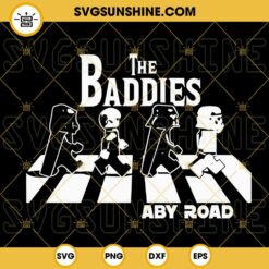 The Baddies Abbey Road Star Wars SVG, Star Wars The Beatles SVG PNG DXF EPS