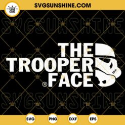 The Trooper Face SVG, Star Wars North Face SVG PNG DXF EPS Cricut Silhouette