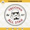 Trooper All Star Est 1977 Logo SVG, Stormtrooper SVG, Star Wars Converse SVG PNG DXF EPS