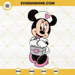Minnie Nurse SVG, Mouse Nurse SVG, Healthcare Box SVG, Disney Medical SVG PNG DXF EPS