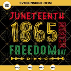 Juneteenth 1865 Freedom Day SVG, Black History SVG, Black History Pride SVG, African Americans SVG PNG DXF EPS