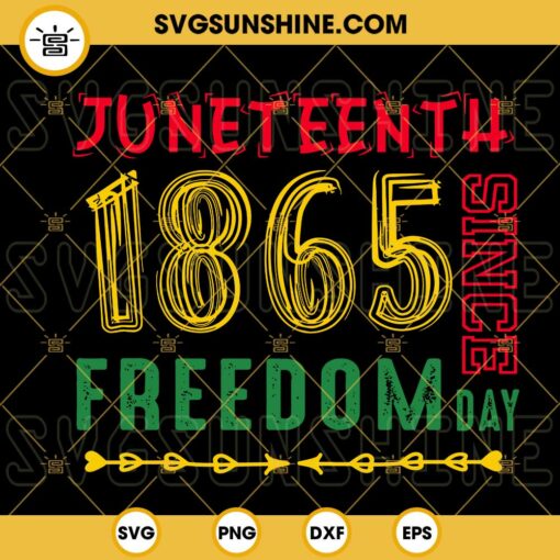 Juneteenth 1865 Freedom Day SVG, Black History SVG, Black History Pride SVG, African Americans SVG PNG DXF EPS