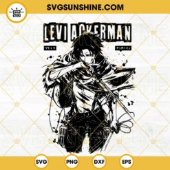 Levi Ackerman Attack On Titan SVG, Captain Levi SVG, Anime SVG PNG DXF EPS Cut Files
