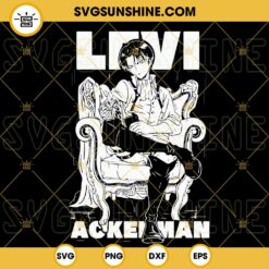 Levi Ackerman SVG, Attack On Titan SVG, Anime SVG PNG DXF EPS Cricut Silhouette