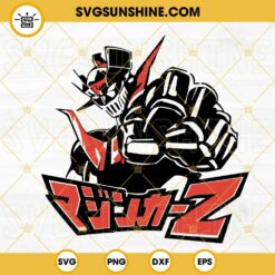 Mazinger Z SVG, Super Robot SVG, Mecha Anime SVG PNG DXF EPS