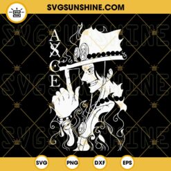 Portgas D Ace SVG, One Piece SVG, Anime SVG PNG DXF EPS Digital Download