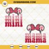 Minnie Ears Mama Mini SVG Bundle, Disney Mouse Mom SVG, Disney Family SVG, Cute Mothers Day SVG PNG DXF EPS